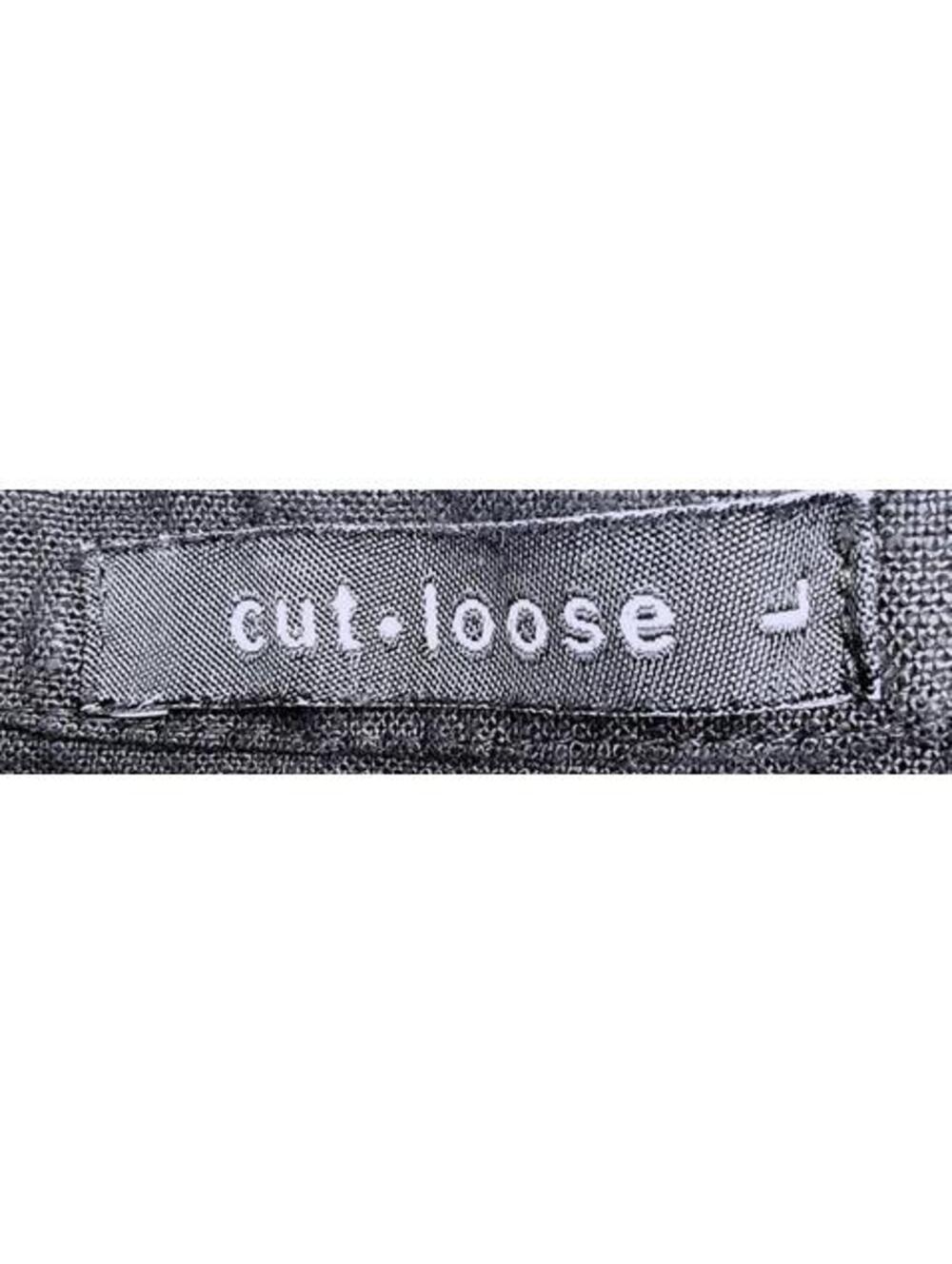 Cut-Loose Black Linen Sleeveless Shell Top Large - Picture 9 of 11